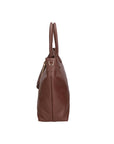 Wladimira Damen-Schultertasche aus echtem Leder, hergestellt in Italien, 43 x 33 x 9 cm