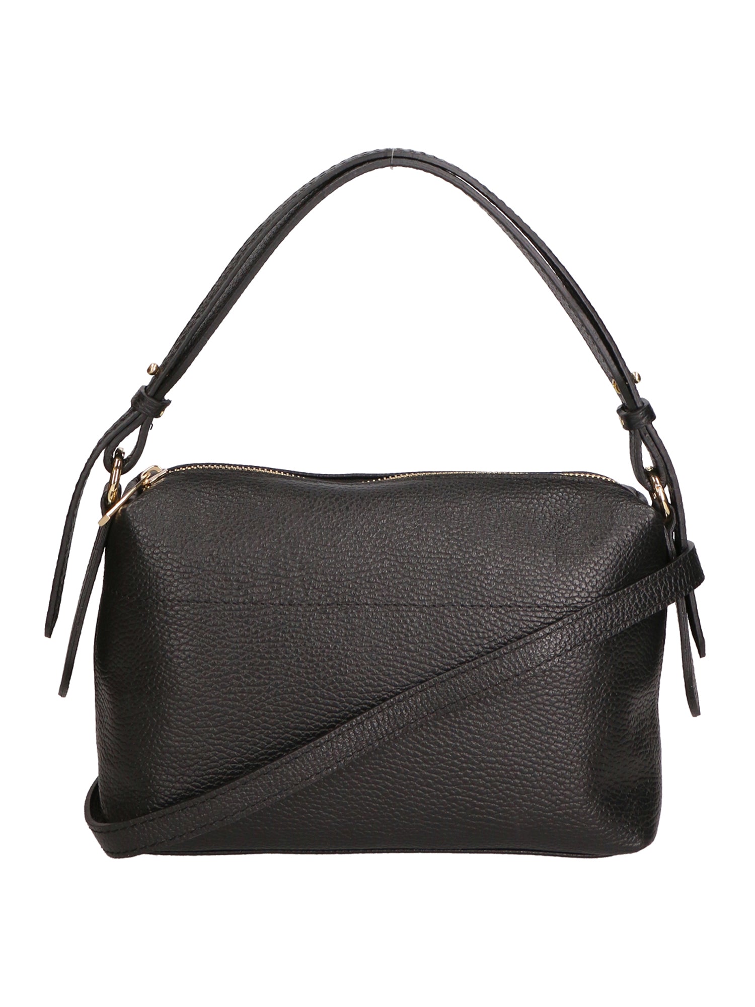 Vivienne Borsa a spalla da donna Vera pelle 06674-D28 NERO + D28 NERO Chiara Ferretti
