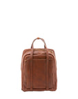 Zaino unisex in vera pelle Made in Italy 100% cotone 4592-MARRONE Alessia Firenze