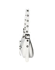Galatea Borsa a spalla da donna Vera pelle 05708-BIANCO WHITE Chiara Ferretti