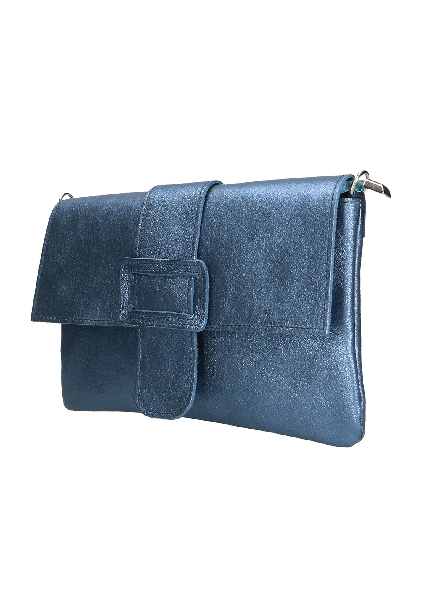 Nada Pochette da donna Vera Pelle 188228-BLU JEANS Chiara Ferretti