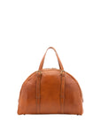 Borsa da viaggio unisex in vera pelle 100% cotone 4589-MIELE Alessia Firenze