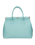 Eleonora Damenhandtasche aus echtem Leder, hergestellt in Italien, 26 x 35 x 16 cm