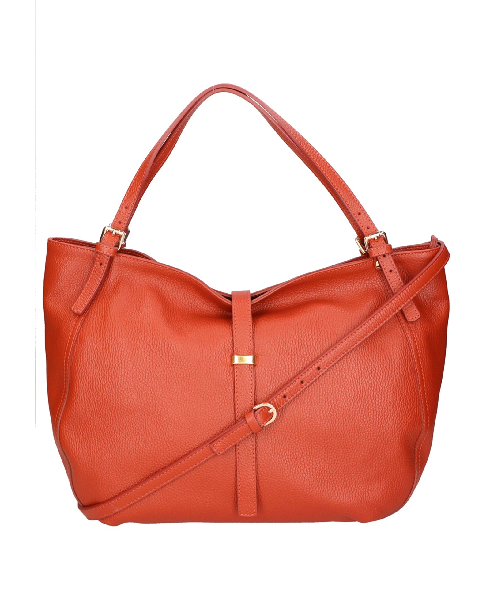 Sirma Borsa a mano da donna Vera pelle 06518-D61 MATTONE Chiara Ferretti