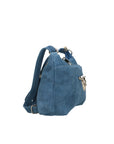 Embera Elite Borsa a tracolla donna Vera pelle scamosciata 8650-BLU Chiara Ferretti