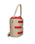 Elios Borsa a secchiello da donna Vera pelle 693960-TAUPE Chiara Ferretti