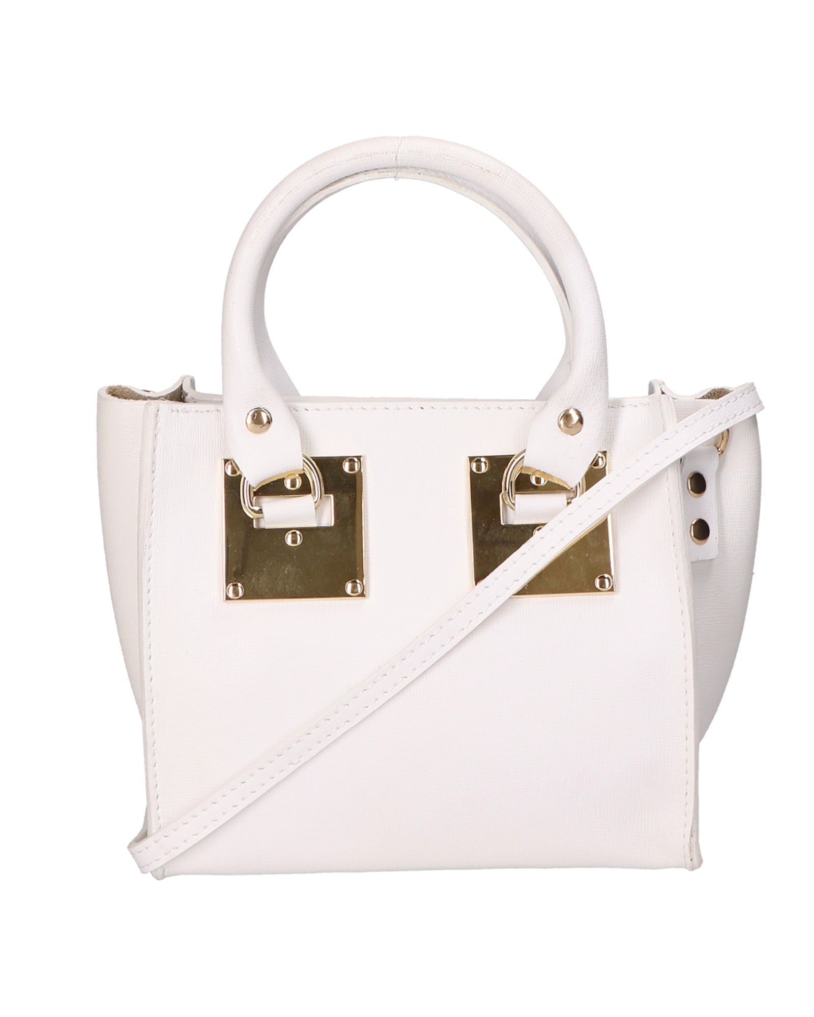 Vera pelle 1143-BIANCO Borsa a mano da donna Elysia Pro Chiara Ferretti