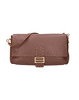 Walda Borsa a spalla da donna Vera pelle 06868-D223 cioccolato Chiara Ferretti