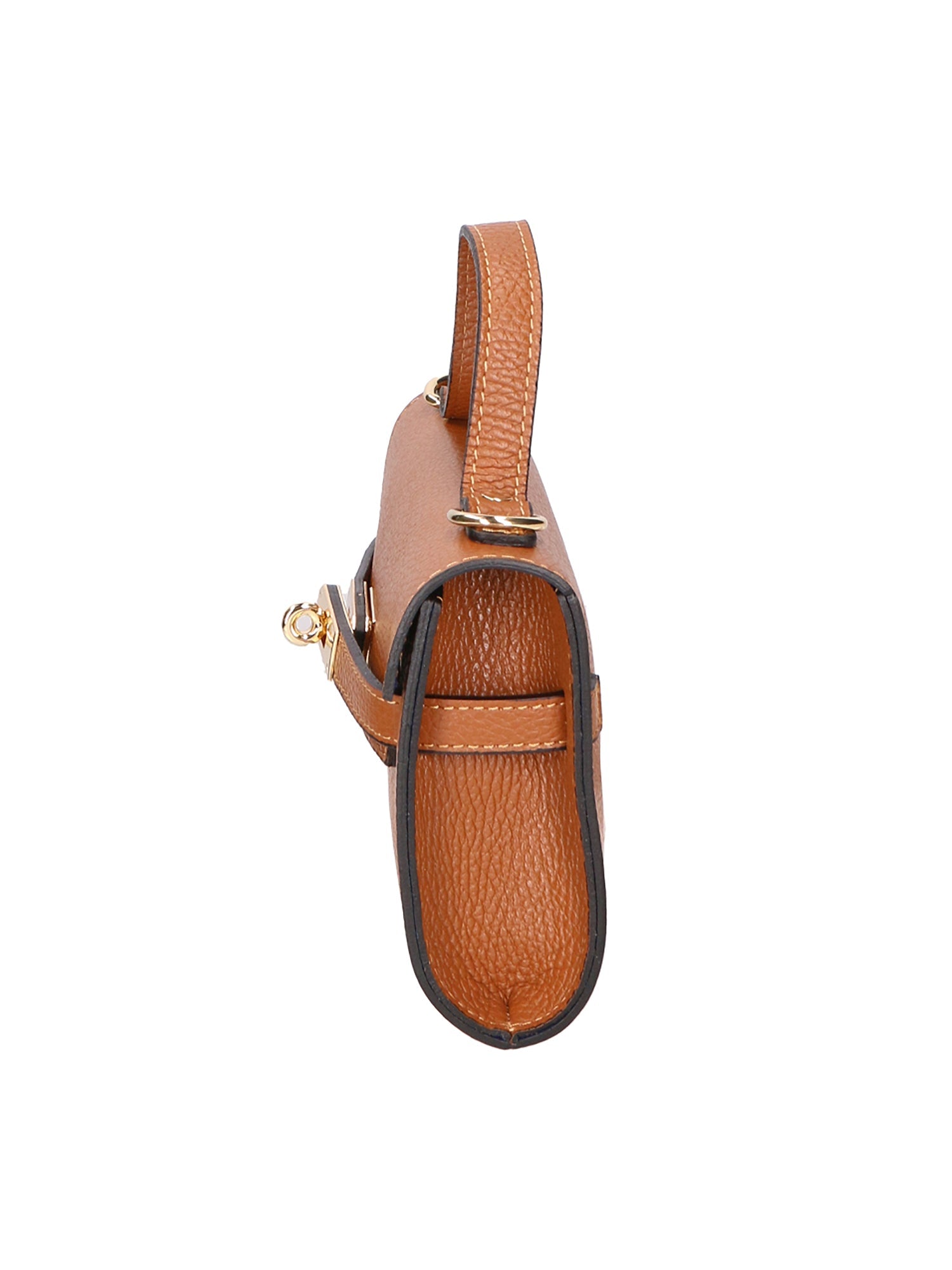 Uma Borsa a mano da donna Vera pelle 06525-D17 CUOIO SCURO Chiara Ferretti