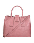Letizia Borsa a mano da donna Pelle stampata croco 06542-ROSA ANTICO Chiara Ferretti