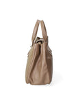 Ascoli Borsa a mano da donna Pelle stampata cocco 7718-D40 TAUPE Chiara Ferretti
