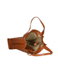 Seraphina Ultra Borsa a spalla da donna Vera pelle 3311-D17 CUOIO SCURO DARK COGNAC Chiara Ferretti