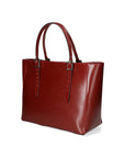 Fortunata Borsa a mano da donna Vera pelle 9119-ROSSO RED Chiara Ferretti