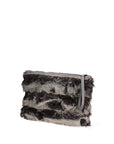 Volante Borsa a mano da donna Vera Pelle 8477-GRIGIO Chiara Ferretti