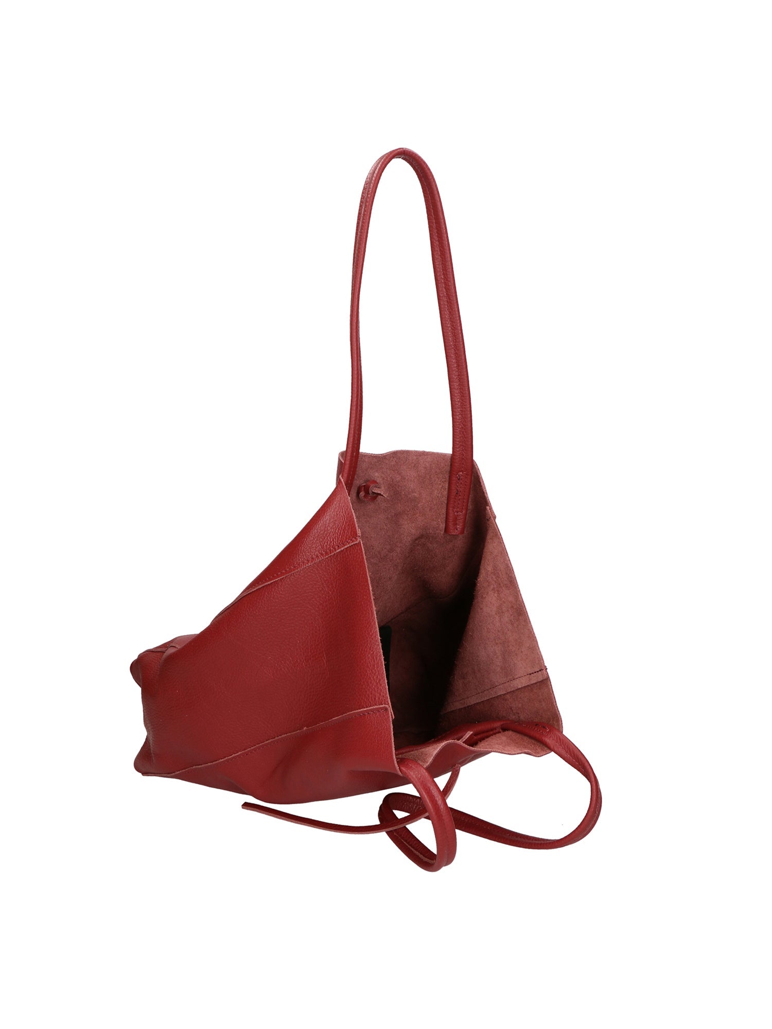 Valentina Borsa a mano da donna 100% pelle 06733-D10 ROSSO SCURO Chiara Ferretti
