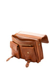 Borsa a mano unisex vera pelle Made in Italy 4015-MIELE Alessia Firenze