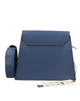 Eolara Borsa a spalla da donna Vera pelle 193842-BLU DARK BLUE Chiara Ferretti