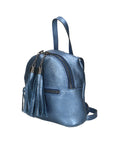 Morgana 188132-BLU JEANS Zaino da donna in vera pelle Chiara Ferretti