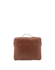 Borsa a mano unisex in vera pelle Made in Italy 4542-MARRONE Alessia Firenze