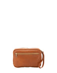 Pochette da donna in vera pelle Made in Italy 4414-MIELE Alessia Firenze
