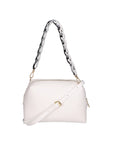 Livia Borsa a spalla da donna Vera pelle 06443-BIANCO Chiara Ferretti