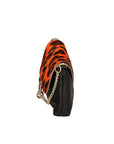 Alda Damen-Clutch aus echtem Leder, hergestellt in Italien, 10 x 18 x 5 cm