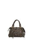 Erisia Borsa a spalla da donna Vera pelle 06091-049 VERDE MILITARE SCURO Chiara Ferretti