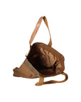 Maura Borsa a mano unisex Canvas e pelle ZG3012-FANGO TAUPE Chiara Ferretti