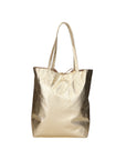 Genny Damen-Schultertasche aus echtem Leder, hergestellt in Italien, 36 x 40 x 11 cm