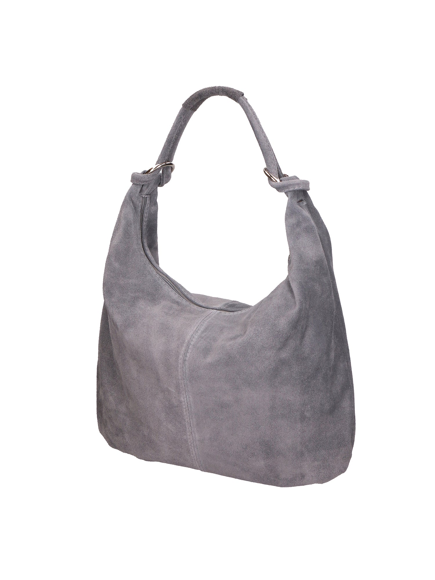 Valeria Borsa a spalla da donna Vera pelle 05280-018 GRIGIO MEDIO Chiara Ferretti