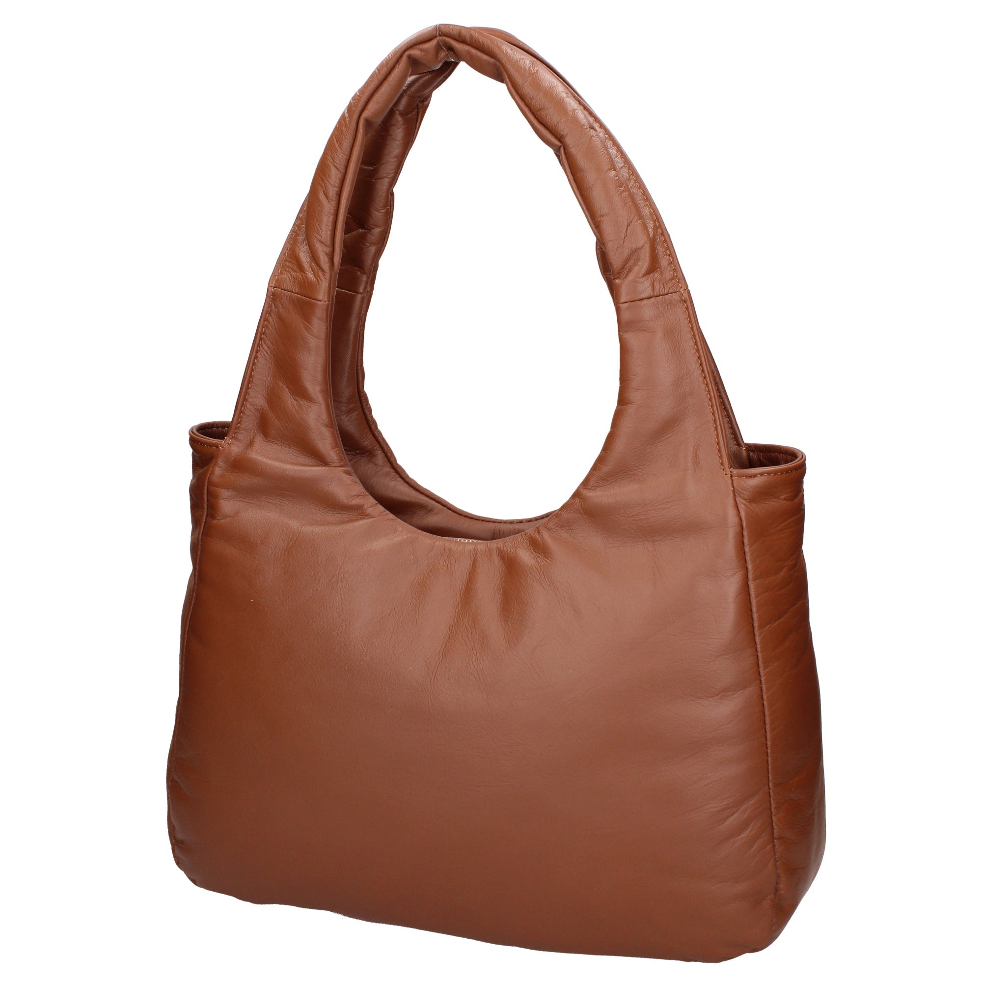 Wendy Borsa a spalla da donna Vera pelle 06502-S17 CUOIO SCURO Chiara Ferretti