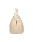 Lunaria Borsa a spalla da donna Vera pelle 06007-D37 LATTE MILK Chiara Ferretti