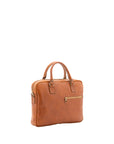 Borsa a mano unisex in vera pelle Made in Italy 4318-MIELE Alessia Firenze