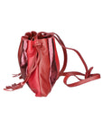 Elysia Borsa a spalla da donna Vera pelle 552043-ROSSO RED Chiara Ferretti