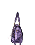Novara Borsa a spalla da donna Vera pelle 06090 LM-L013 VIOLA Chiara Ferretti