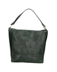 Valtera Borsa a spalla da donna Vera pelle 06500-017 VERDE BOTTIGLIA Chiara Ferretti