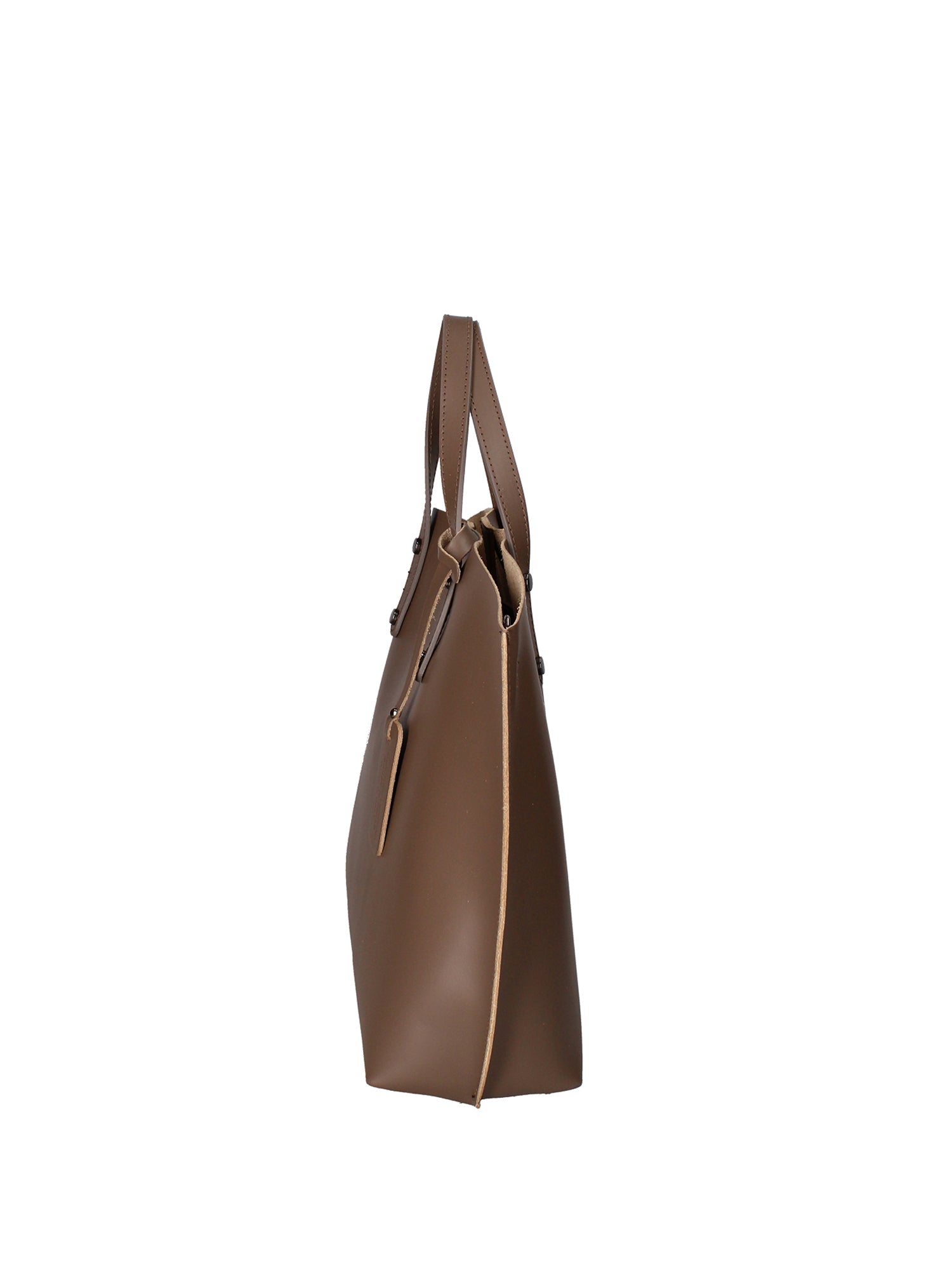 Lumena Borsa a mano da donna Vera pelle 2094-L134 TAUPE SCURO Chiara Ferretti