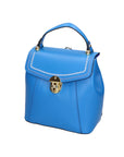 Giuditta Borsa a mano da donna 100% pelle 05937-L222 BLU ASTER Chiara Ferretti
