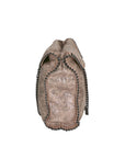 Willelmina Borsa a spalla da donna 100% PU Leather N-9606-TAUPE Chiara Ferretti