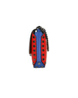 Vera pelle 8641-ROSSO+BLU Borsa a tracolla da donna Evanthe Pro Chiara Ferretti
