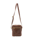 Borsa a tracolla uomo vera pelle Made in Italy 4313-TESTA DI MORO Alessia Firenze
