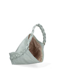 Damen-Schultertasche aus echtem Leder, hergestellt in Italien, 31 x 26 x 12 cm