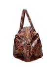 Wilma Damen-Schultertasche aus echtem Leder, hergestellt in Italien, 34 x 23 x 13 cm