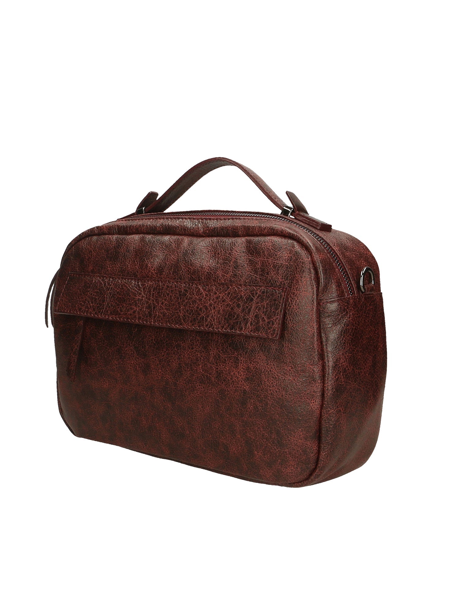 Vera Pelle 6542-BORDO BORDEUX Borsa a mano unisex Modello Avelon Chiara Ferretti