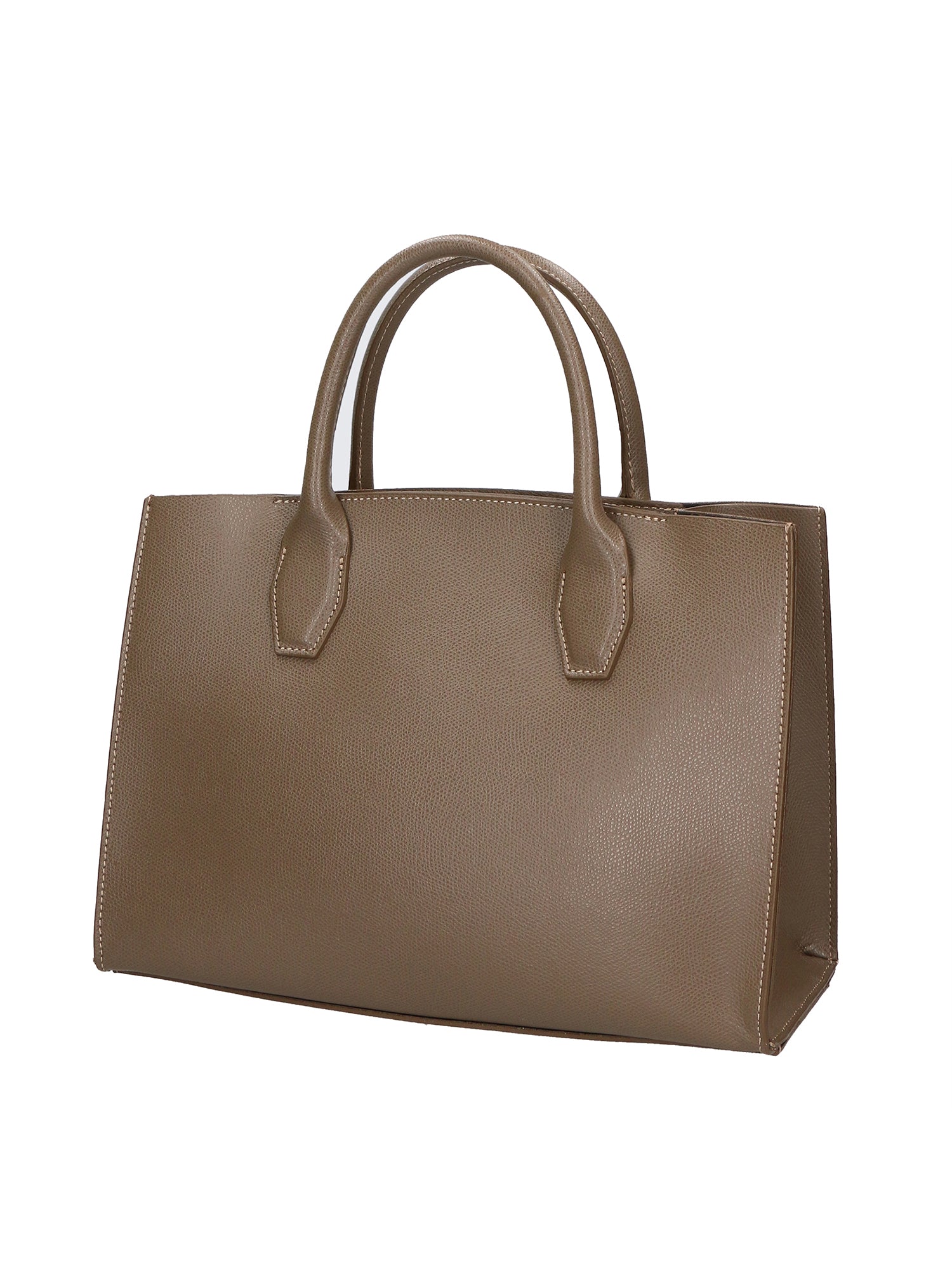 Lodovica Borsa a mano da donna Vera pelle 06544-FANGO SCURO Chiara Ferretti