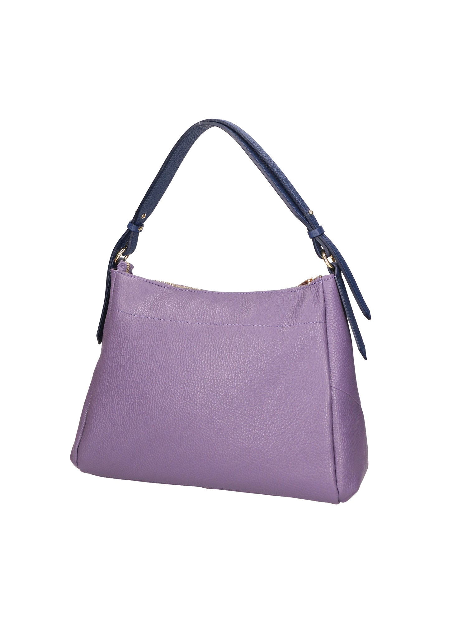 Vladimira Borsa a spalla da donna Vera pelle 06675-D87 VIOLET + D24 BLU Chiara Ferretti
