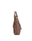 Zaffira Borsa a spalla da donna Misto nylon e pelle LK0264-FANGO Chiara Ferretti