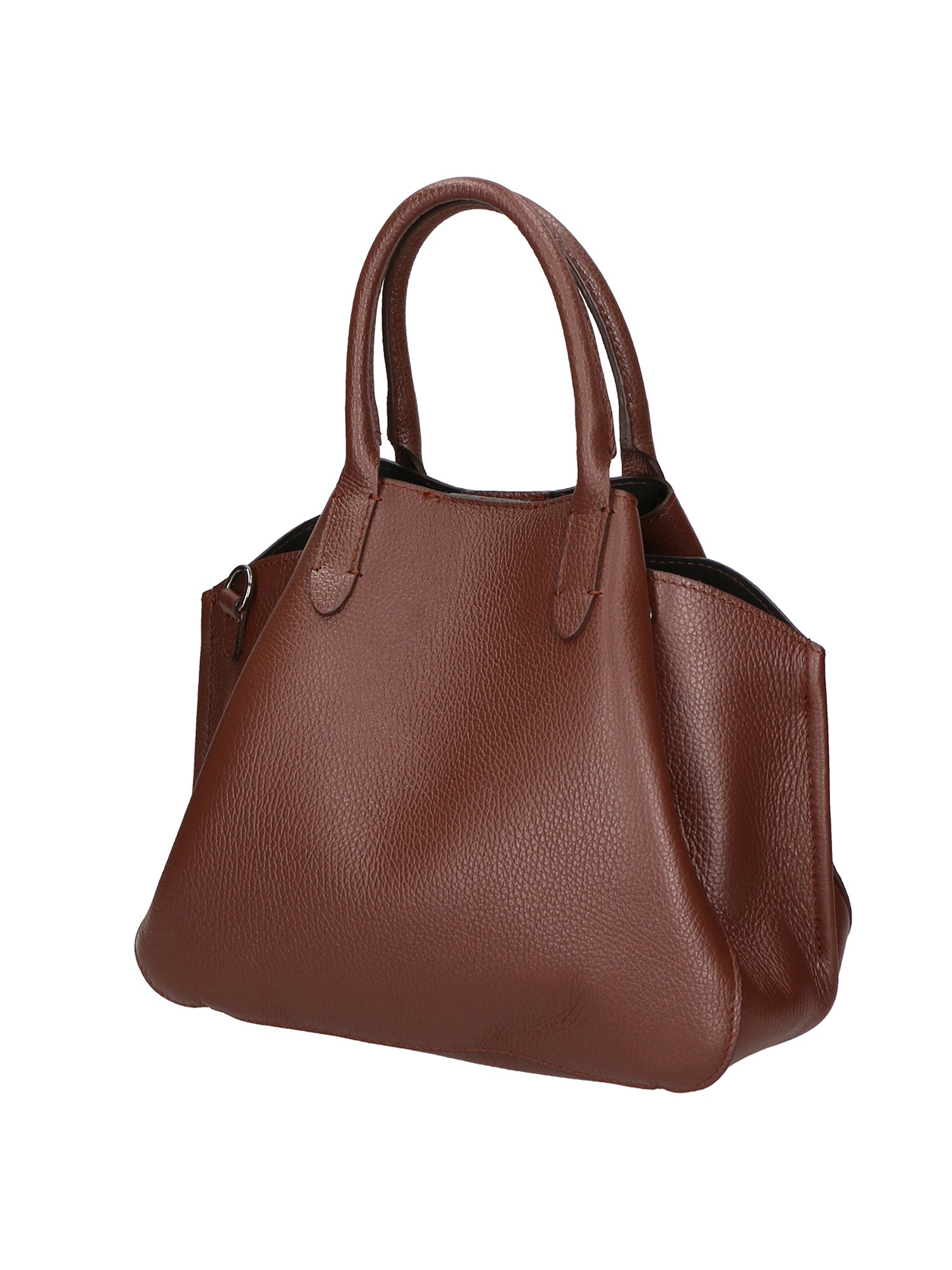 Vincenza Borsa a mano da donna Vera pelle 06898-D223 cioccolato Chiara Ferretti
