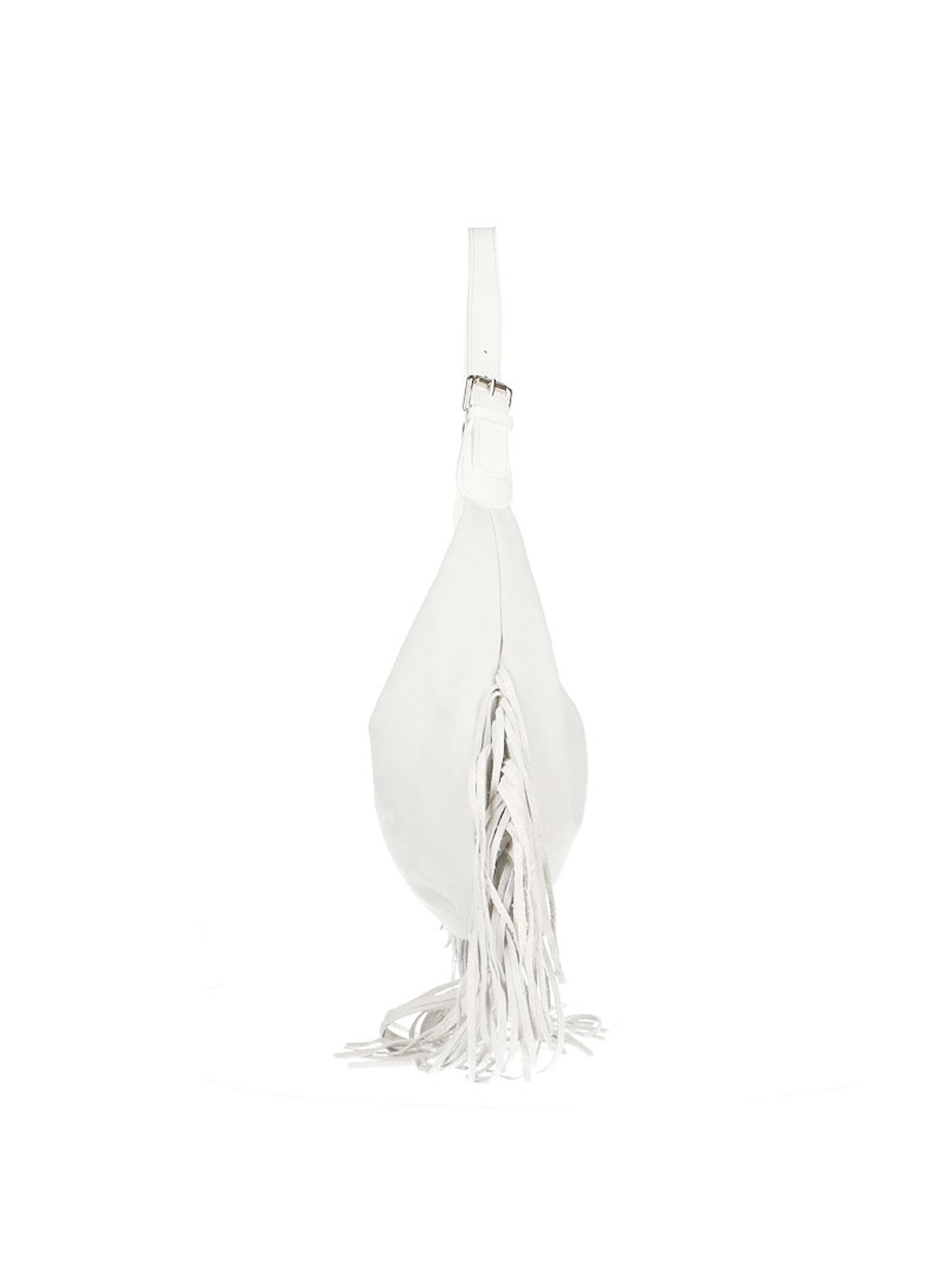 Zefira Borsa a spalla da donna Pelle Scamosciata 8630-BIANCO WHITE Chiara Ferretti