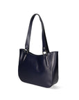 Eva Borsa a spalla da donna Vera pelle 9024-BLU DARK BLUE Chiara Ferretti